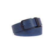 Riem Piquadro BLU CINTURA FIBBIA ARDIGLIONE