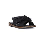 Sandalen Frau CAMOSCIO NERO