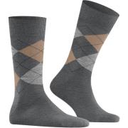 Socks Burlington Wol Edinburgh Grijs 3070