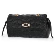 Tas La Carrie BLK STICH SPOON SHOULDER BAGUETTE