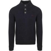 Trui New Zealand Auckland NZA Pullover Mocker Conor Melange Icon Navy