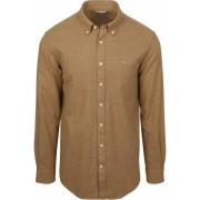 Overhemd Lange Mouw Mcgregor Overhemd Flanel Melange Camel