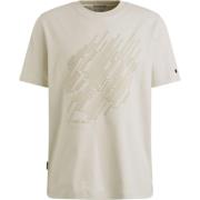 T-shirt Korte Mouw Cast Iron T-shirt Print Ecru