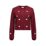 Vest Object Thess Knit - Cabernet/Birch