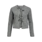 Vest Object Noos Parvi Cardigan - Medium Grey Melange