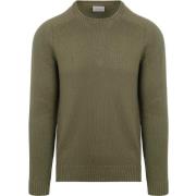 Sweater Suitable Pullover Raw Olijfgroen