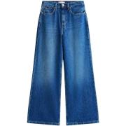 Flared/Bootcut Tommy Hilfiger DNM FLO WIDE LEG HW WW0WW45675