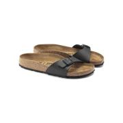 Sandalen BIRKENSTOCK Madrid Birko-Flor Narrow - Black