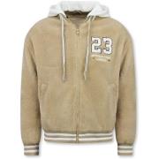 Fleece Jack Enos Oversized Baseball Jacket Teddy Jas