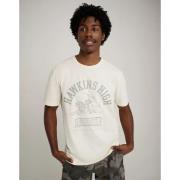 T-shirt Korte Mouw Wrangler 112378555 HAWKINS HIGH TEE-MARSHMALLOW