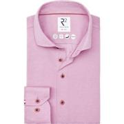 Overhemd Lange Mouw R2 Amsterdam R2 Overhemd Linnen Blend Roze