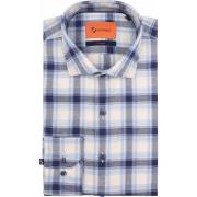 Overhemd Lange Mouw Suitable Overhemd Widespread Flanel Ruiten Blauw