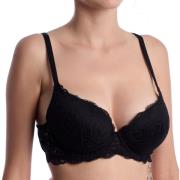 Balconette bh Lormar PLUNGE-FRIZZANTE-NEGRO