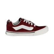 Lage Sneakers Vans Chaussures Knu Skool Junior Bordeaux