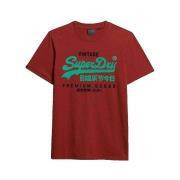 T-shirt Korte Mouw Superdry T-shirt Duo Vintage Logo