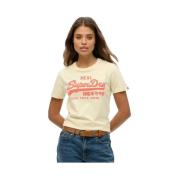 T-shirt Korte Mouw Superdry T-shirt Vl Neon Slim