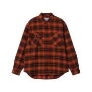 Overhemd Lange Mouw Carhartt Chemise Krenz en flanelle de coton