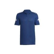 Polo Shirt Korte Mouw adidas Polo Squadra 25 Bleu Marine