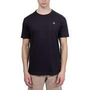 T-shirt Korte Mouw Calvin Klein Jeans T-shirt coupe regular noir