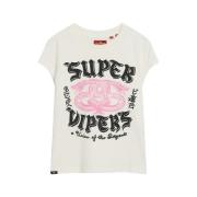 T-shirt Korte Mouw Superdry T-shirt à motif fantaisie et manches court...