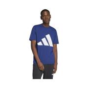T-shirt Korte Mouw adidas T-shirt Essentials Big Logo Marine