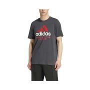 T-shirt Korte Mouw adidas T-shirt Rouge Manchester United
