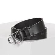 Riem Calvin Klein Jeans ROUND MONO PLAQUE LTHRBELT 25MM