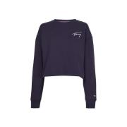 Sweater Tommy Hilfiger Tjw Crop Tommy Signature