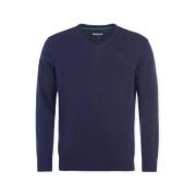 Trui Barbour Essential V-Neck Jumper - Navy