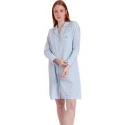 Korte Jurk Admas Nachthemd met lange mouwen Stripes Home