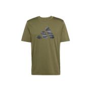 T-shirt Korte Mouw adidas T-shirt motif camouflage vert