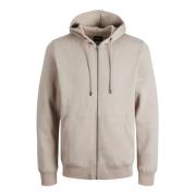 Sweater Jack &amp; Jones 12249342 JJEBRADLEY ZIP-MOONBEAM