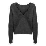 Trui Only 15329229 MANIFESTA-DARK GREY MELANGE