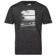 T-shirt Korte Mouw Regatta T-shirt Fingal VII gris foncé