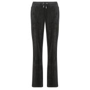 Trainingsbroek Juicy Couture Tina Velour Track Pant With Diamante Bran...