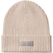 Muts Calvin Klein Jeans Patch Chunky Rib Cotton Beanie