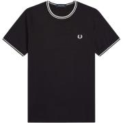 T-shirt Korte Mouw Fred Perry Fp Twin Tipped T-Shirt