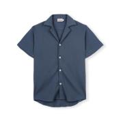 Overhemd Lange Mouw Imago Waffle Shirt - Blue