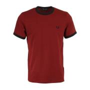 T-shirt Korte Mouw Fred Perry Ringer