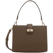 Handtas Tommy Hilfiger TH HERITAGE MINI SATCHEL AW0AW18286