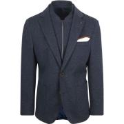 Blazer Suitable Colbert Inlay Lommer Navy