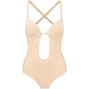 Shapewear Bye Bra Push-up bodysuit met lage rug en diepe hals Shapewea...