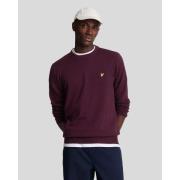 Trui Lyle &amp; Scott KN2110V MERINO CREW-Z562 BURGUNDY