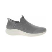 Lage Sneakers Skechers Slipins Ultra Flex 3.0 Smooth Step Gray