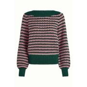 Trui King Louie Erin Top Flora 09823 Pine Green