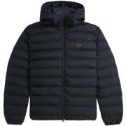 Donsjas Fred Perry Hooded Insulated Padded Jacket Navy