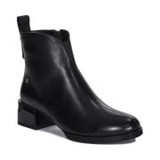 Enkellaarzen Maciejka Botki Damskie Skórzane Ocieplane