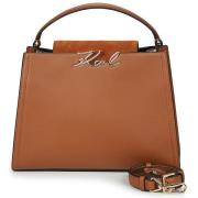 Handtas Karl Lagerfeld K/SIGNATURE MD TOP HANDLE SUED
