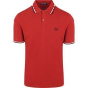 T-shirt Fred Perry Polo Twin Tipped M3600 Rood 74A