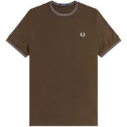 Polo Shirt Korte Mouw Fred Perry Fp Twin Tipped T-Shirt